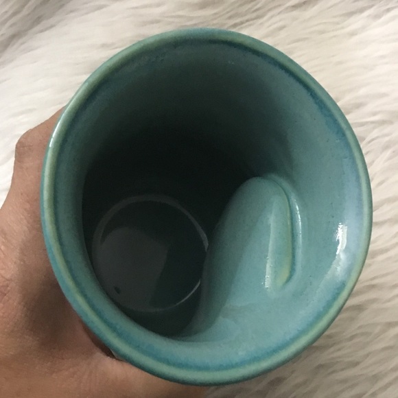 Boho blue coffee tea cup - Picture 13 of 13